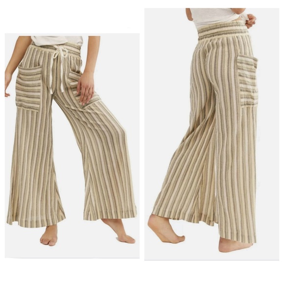Free People Jones Beach Wide Leg Pants - Picture 5 of 13